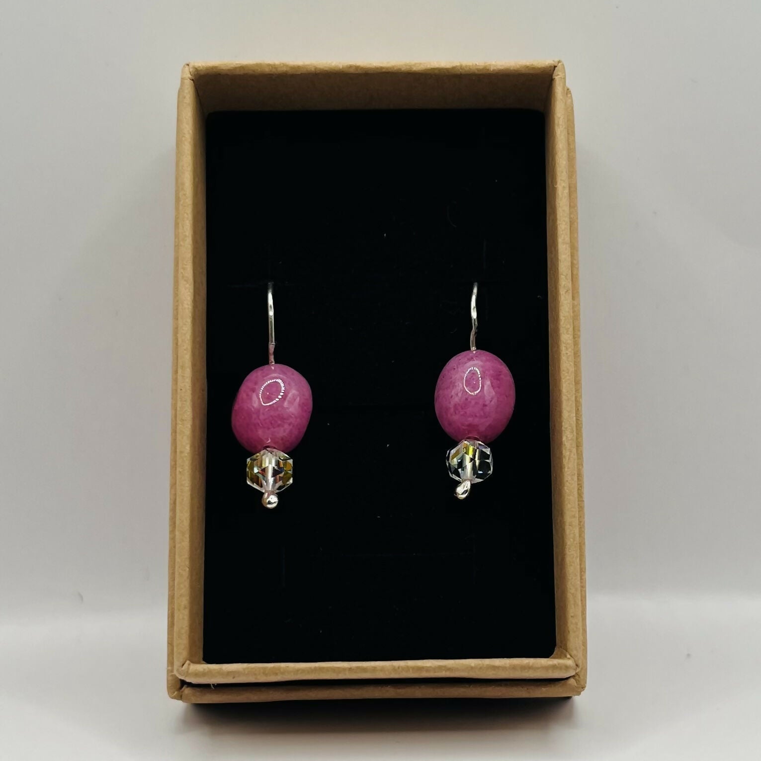 Silver Vintage Bead Drop Earrings