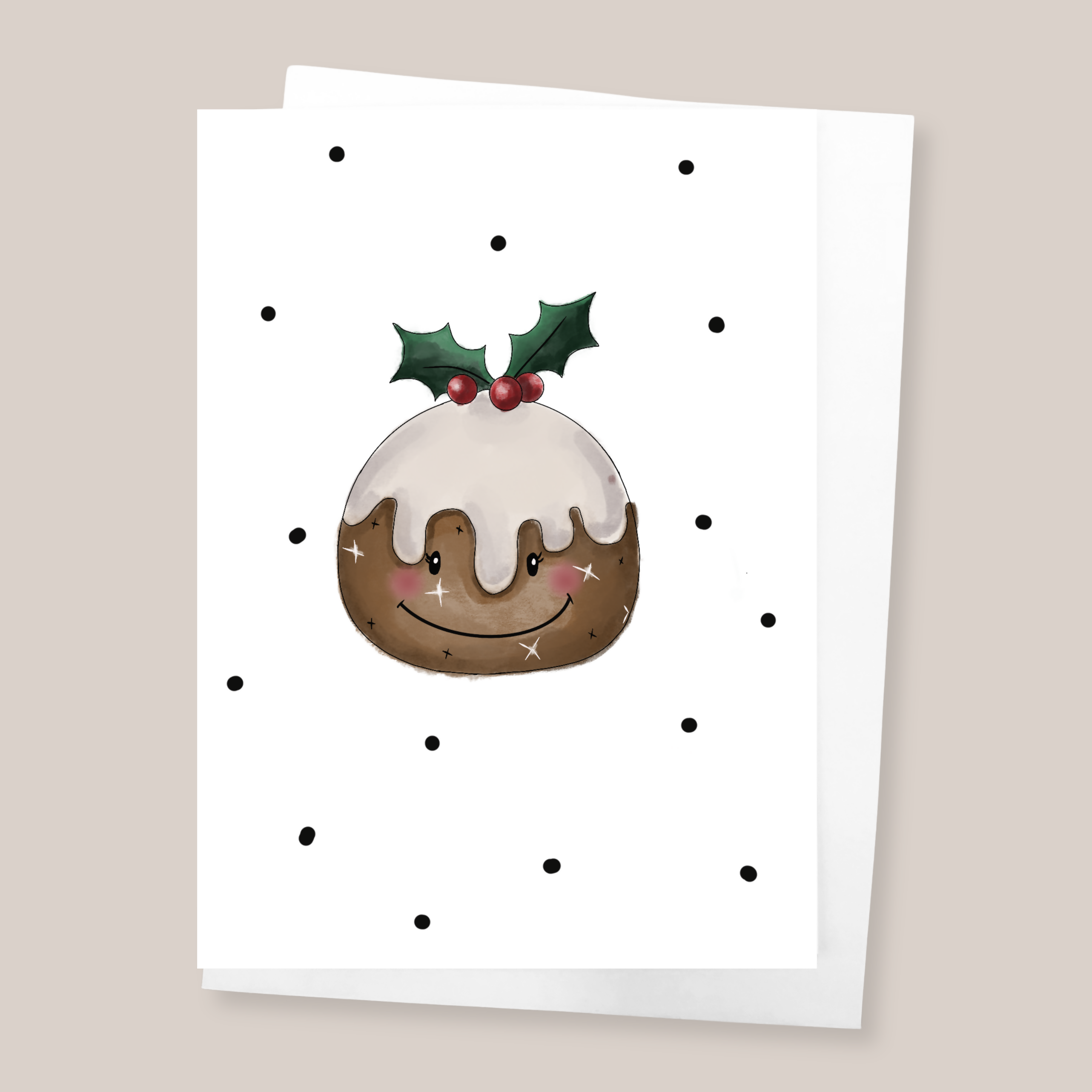 Christmas Card - Pudding