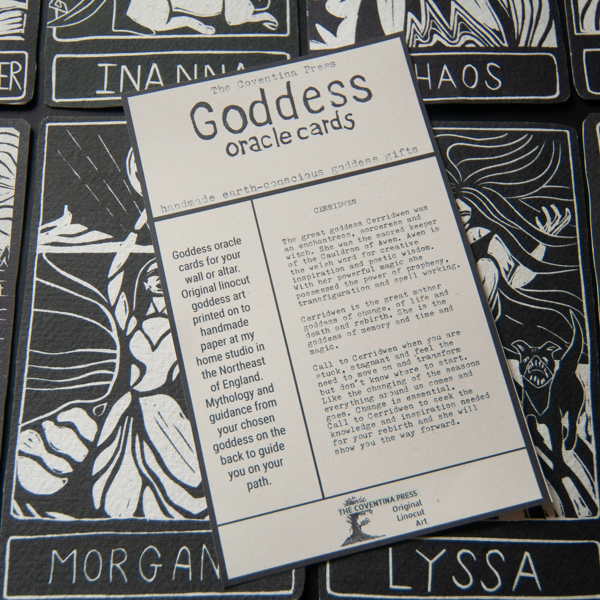 CERRIDWEN GODDESS ALTAR CARD