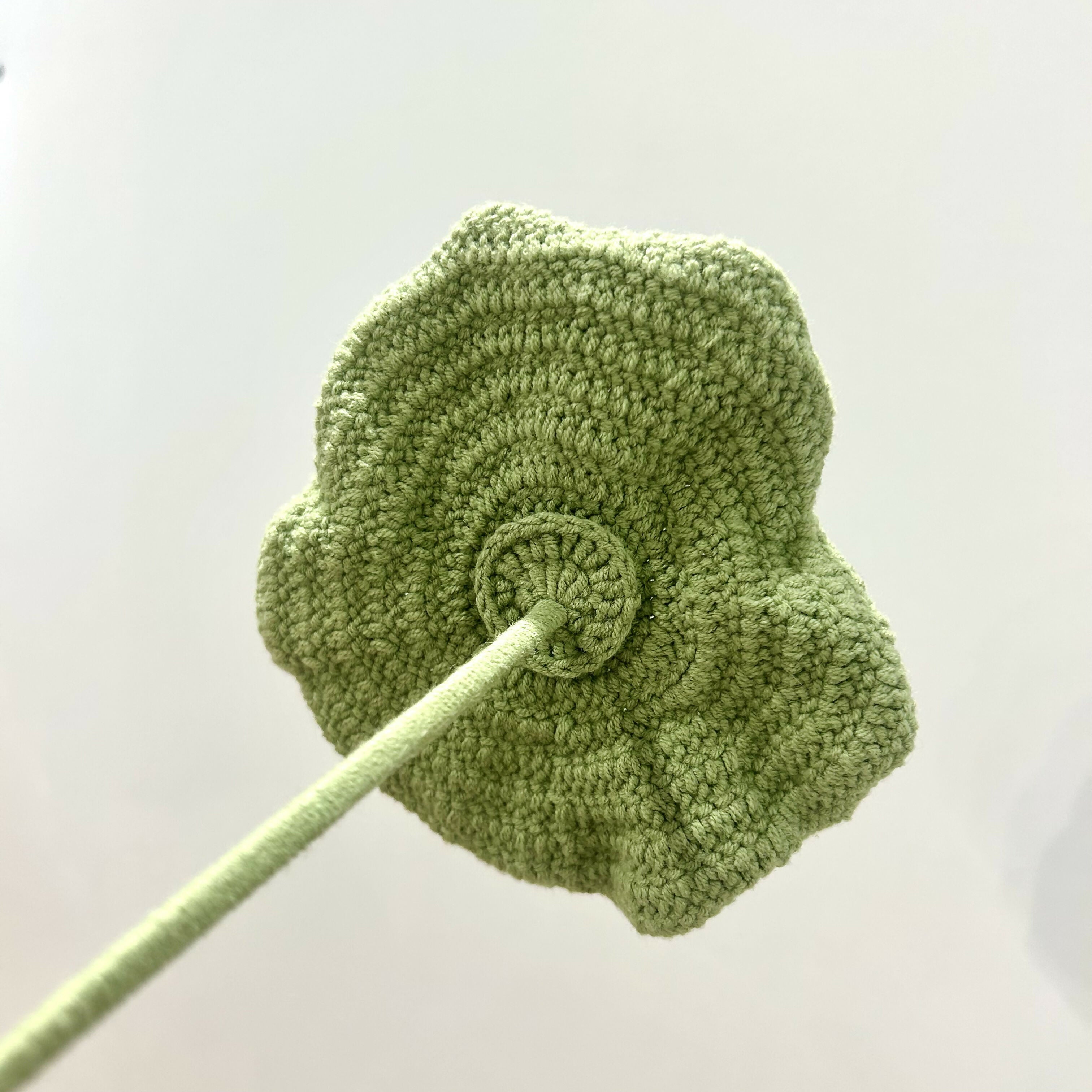 Leaf Stem – Handmade Textured Yarn Floral Stems