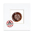 4” x 4” Mini Mounted Giclée Print of a Jaffa Cake