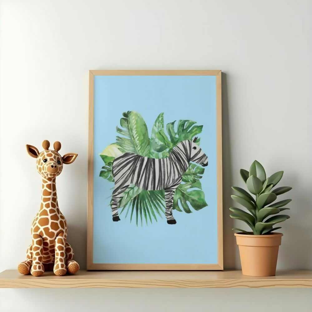 Zebra Jungle Print