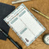 A6 50 Page Cat Daily Planner Pad