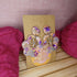 Swirly Pink, Purple And Silver Flower Polymer Clay Earrings
