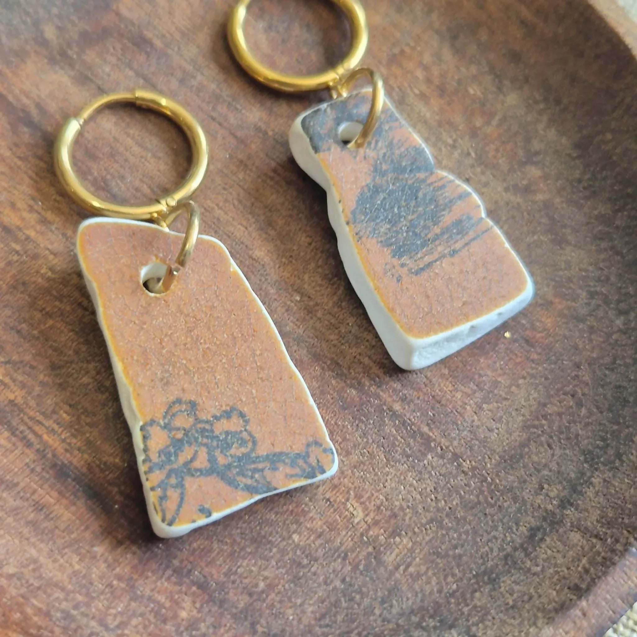 Recycled Ceramic Earring