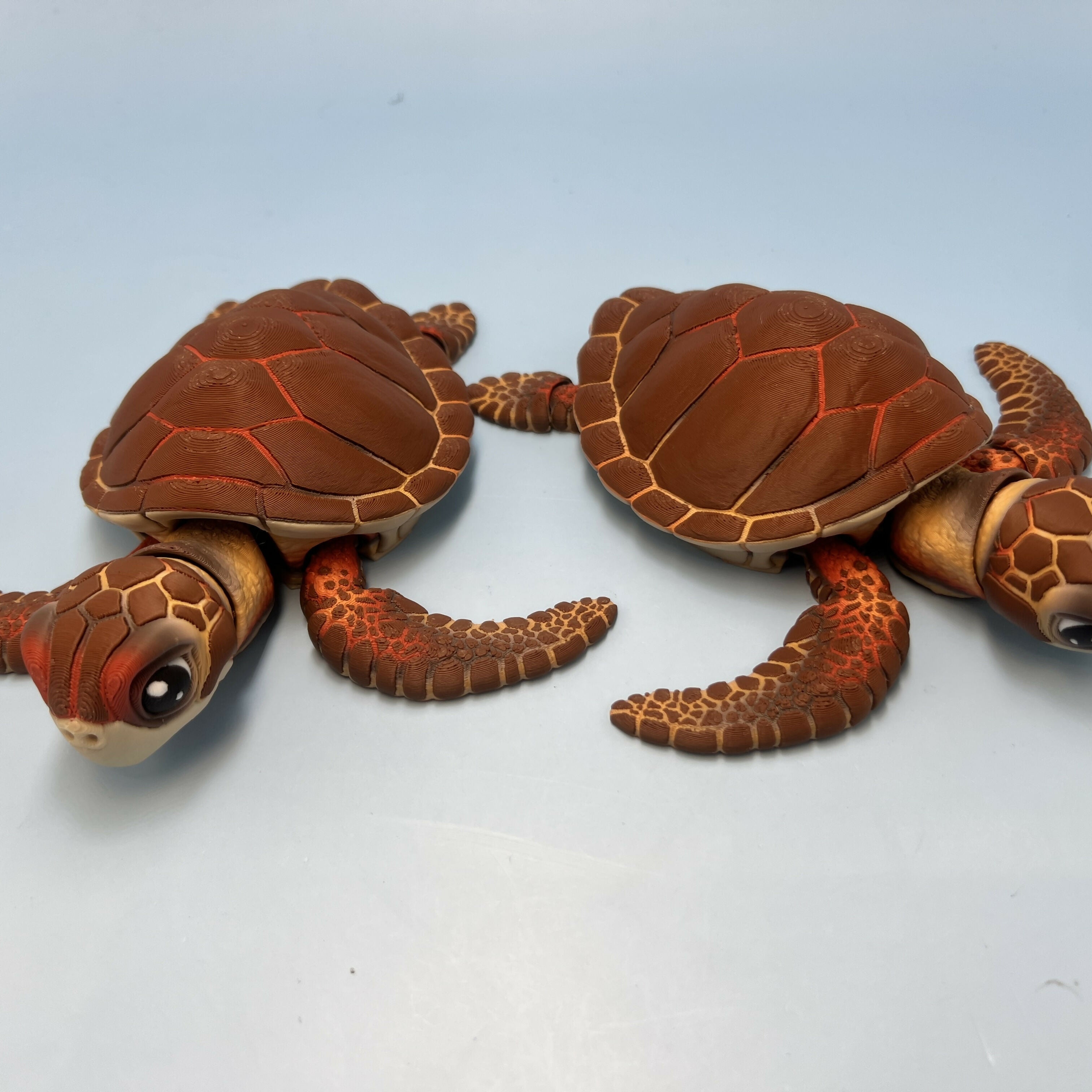 3D Printed Large: Articulated Sensory Fidget Animal friends Sea Turtle 18cm