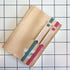 Rubber Strap Leather Elastic Bookmark - BE HAPPY