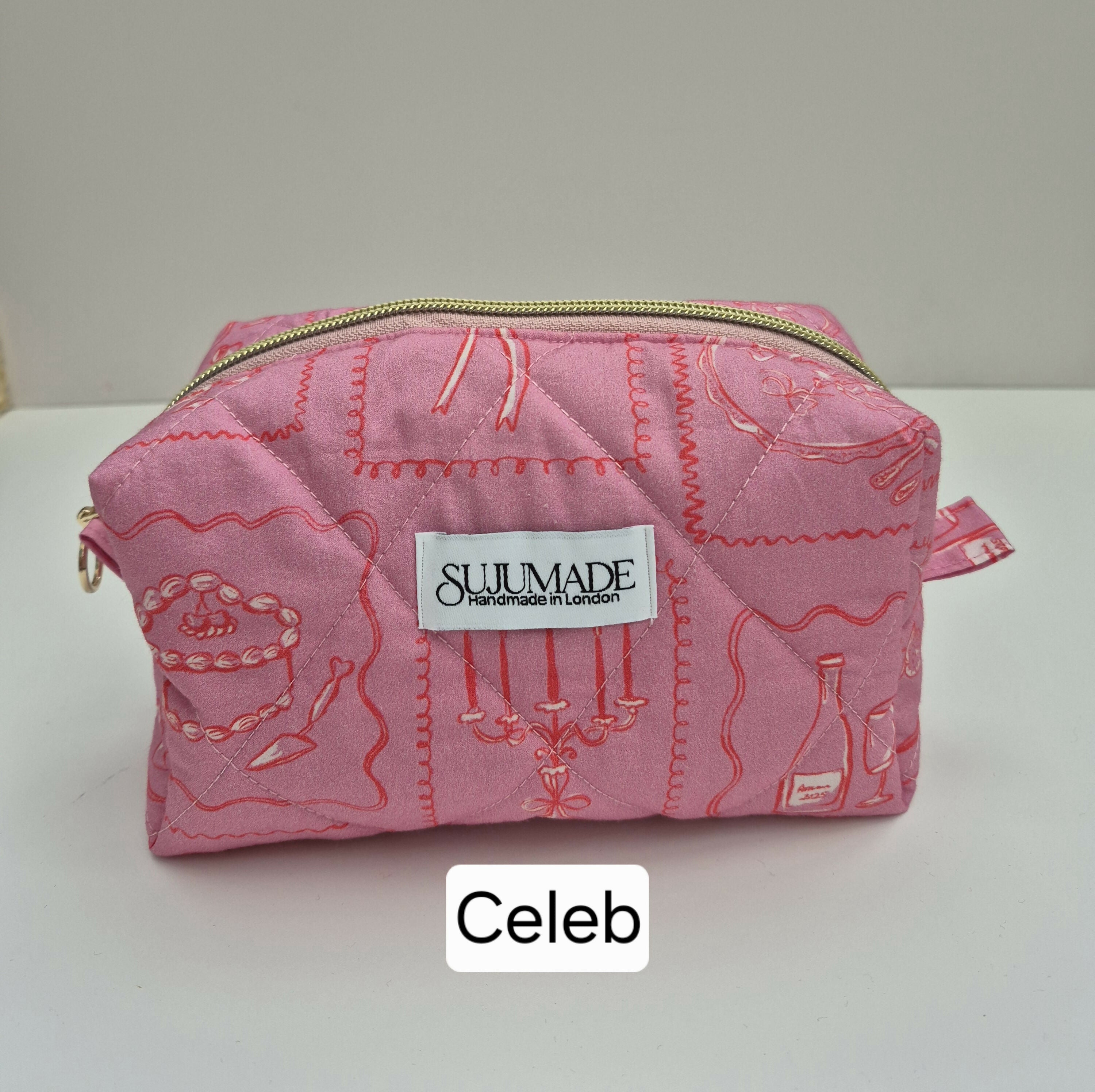 Quilted Makeup Pouches