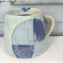 Mono Printed Blue Slip Mug
