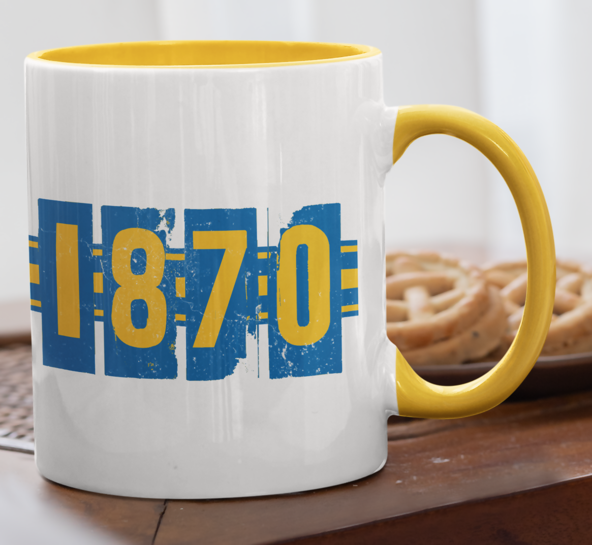 Leeds Rhinos Mug & Coaster Set 1870 Design