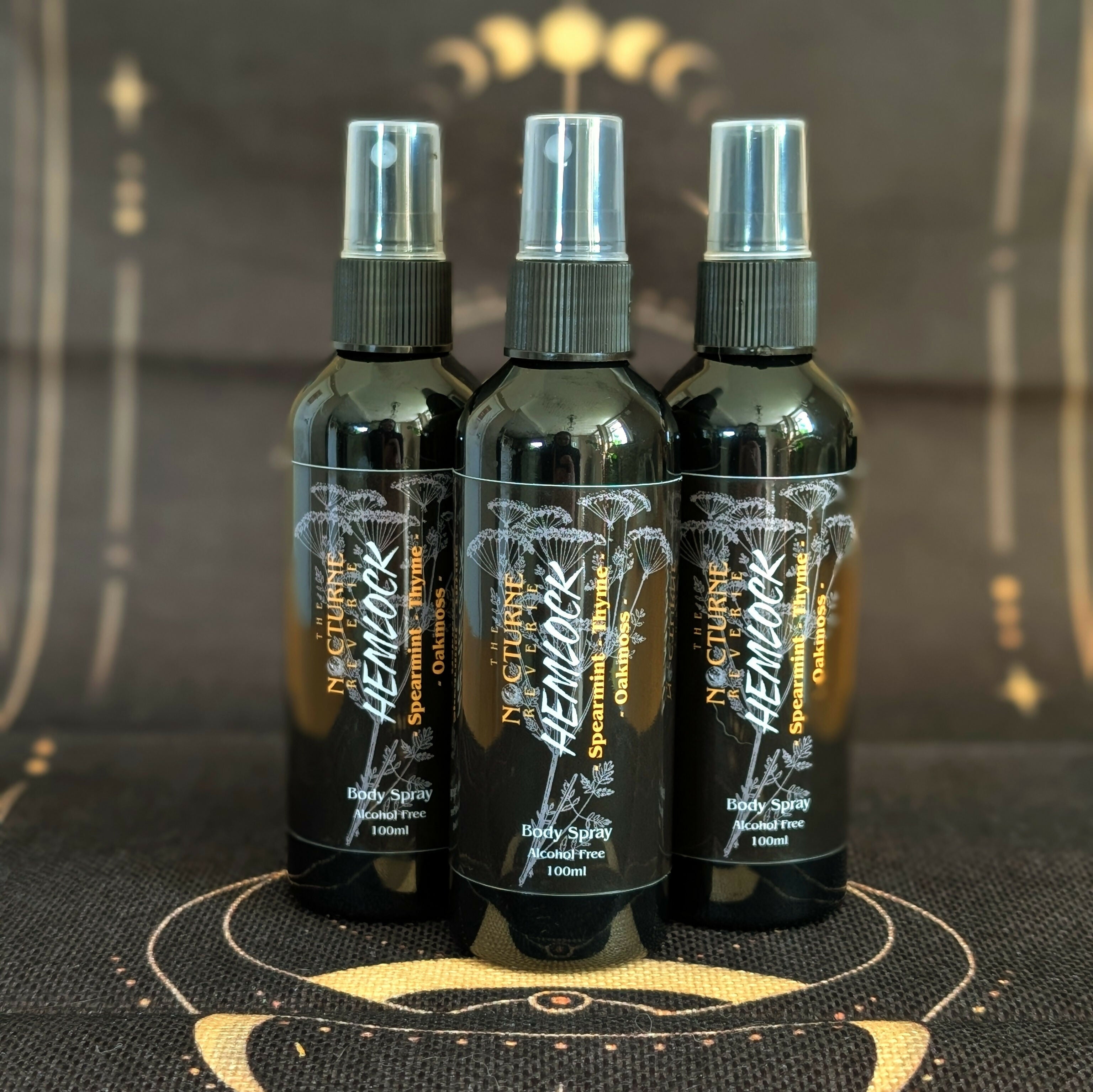 Spearmint, Thyme & Oakmoss Body Spray/Mist, Alcohol Free