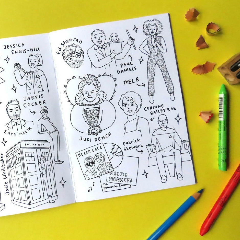 A Very Yorkshire Colouring Book - Adult Mindful Colouring