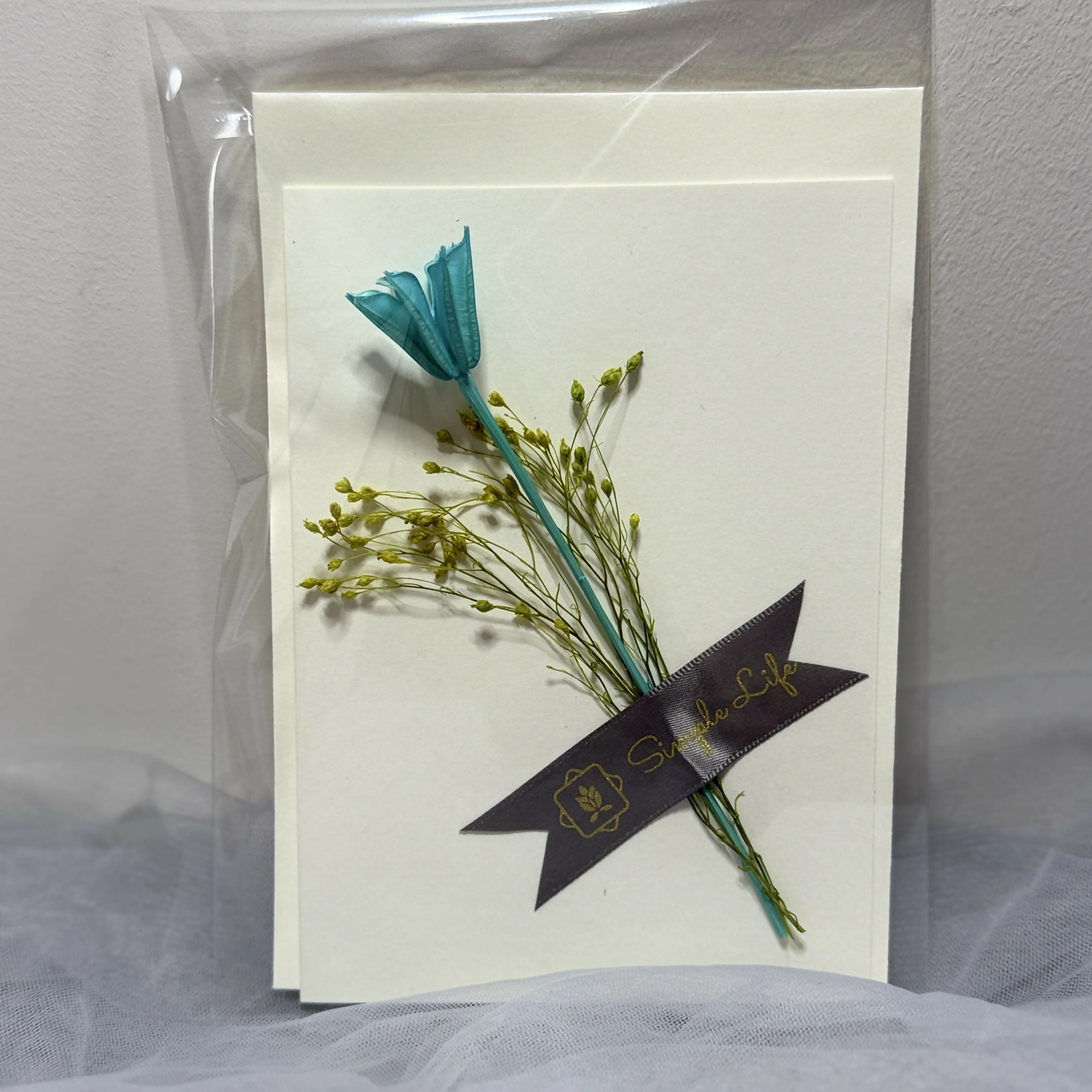 Preserved Flowers Greeting Card