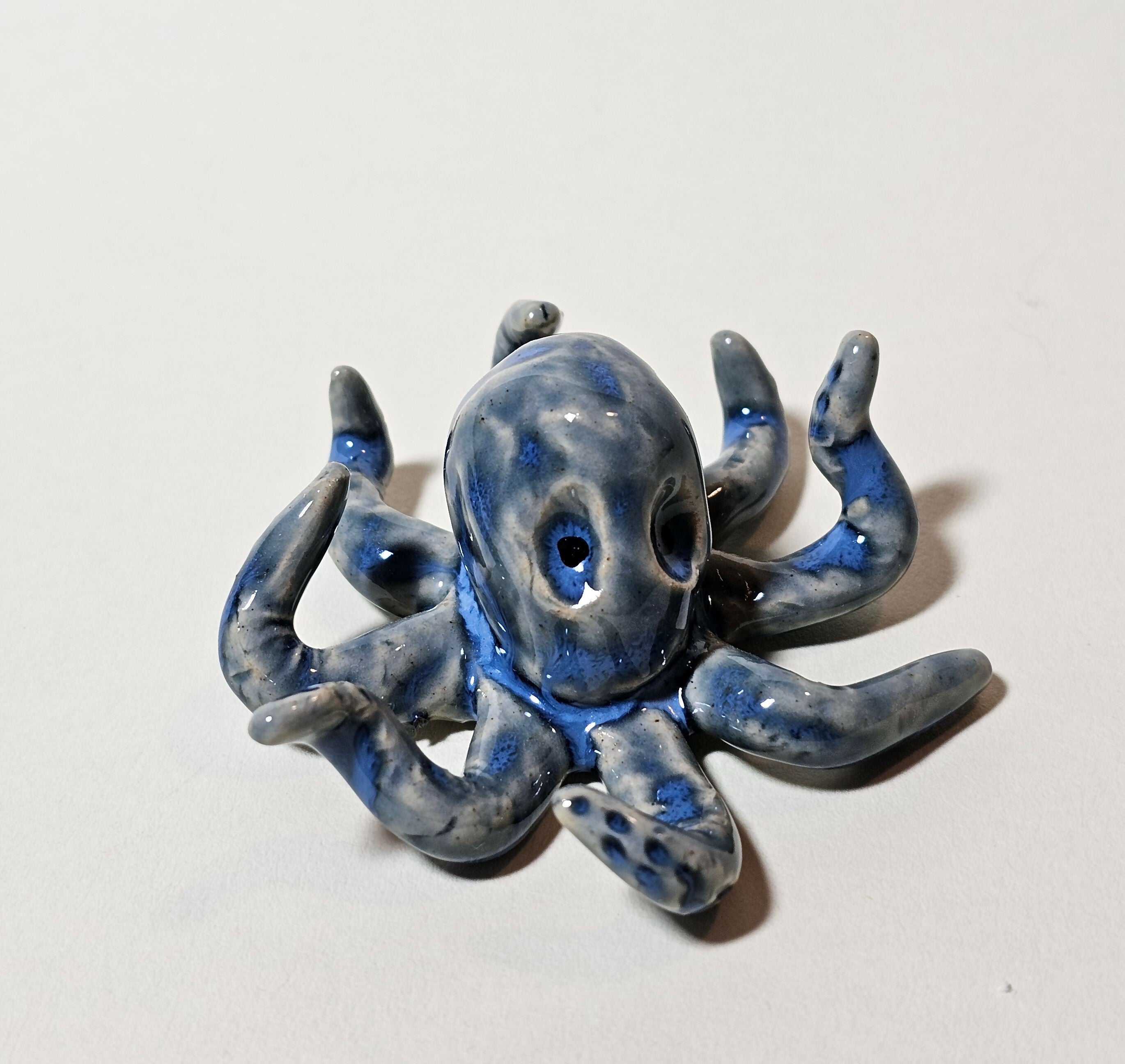 Medium Dark Blue Octopus