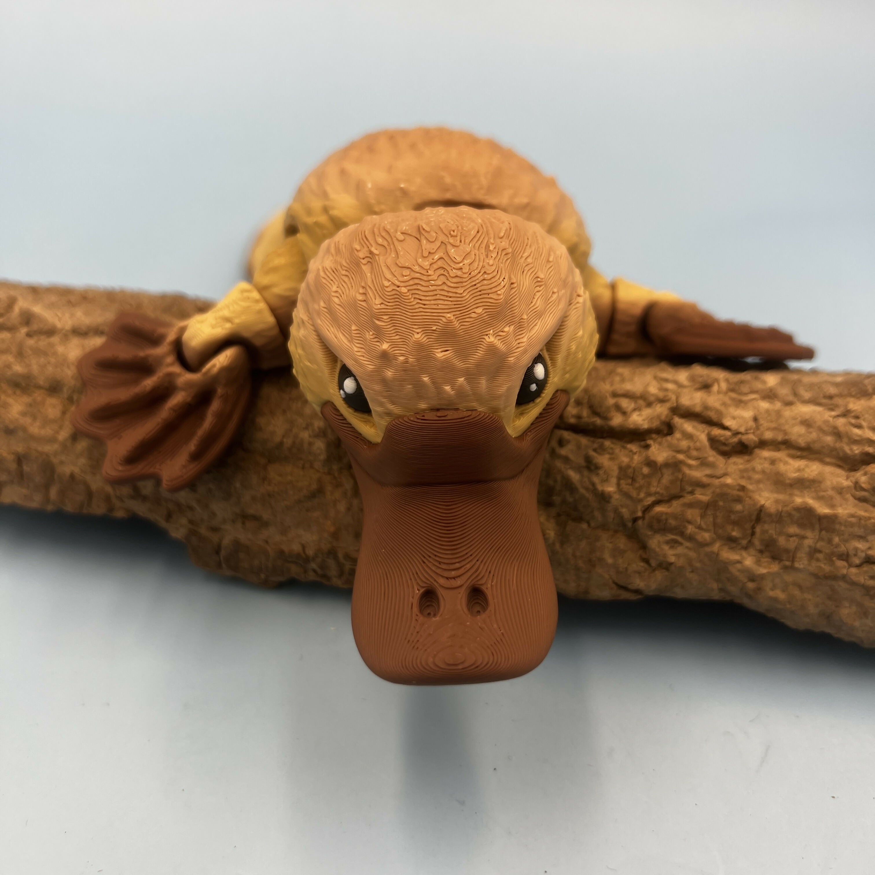 3D Printed LARGE: Articulated Sensory Fidget Animals friends Platypus 24cm