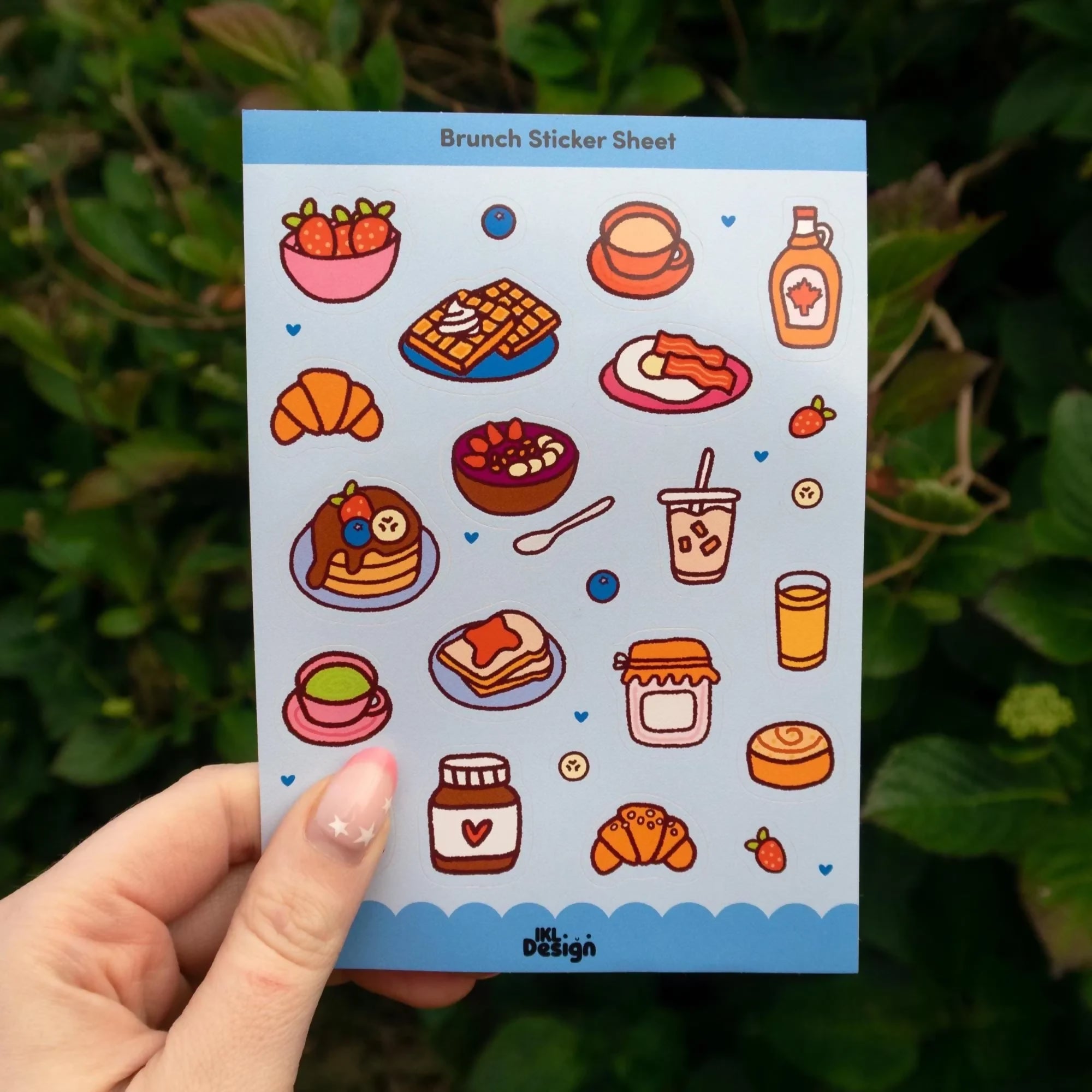 Brunch A6 Sticker Sheet