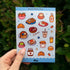 Brunch A6 Sticker Sheet