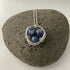 Sodalite Nest Necklace, Sterling Silver