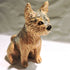 Ceramic Yorkshire Terrier dog sculpture