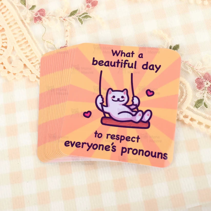 Pronouns Sticker