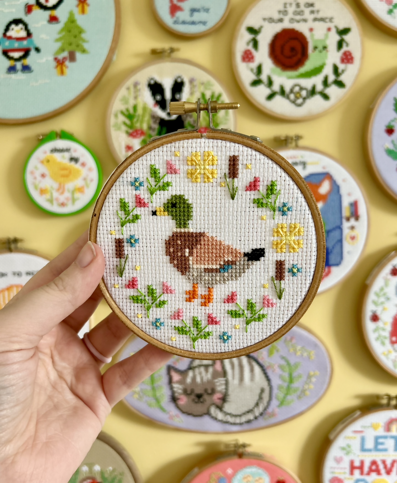 Spring Duck *Cross Stitch Kit*