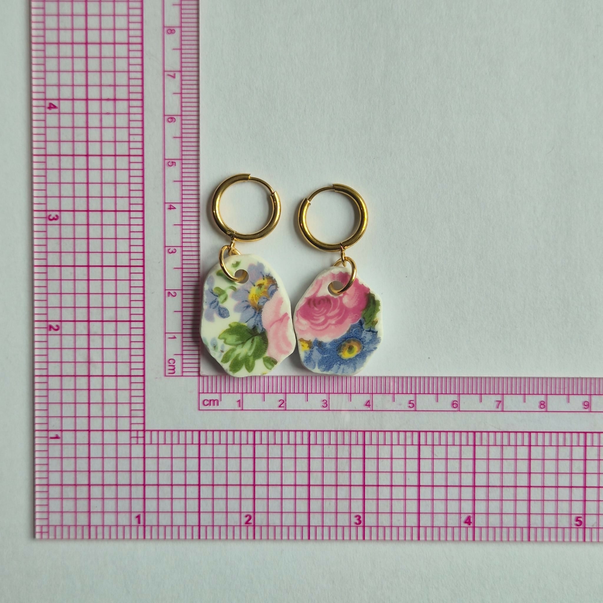 Recycled Ceramic Earring