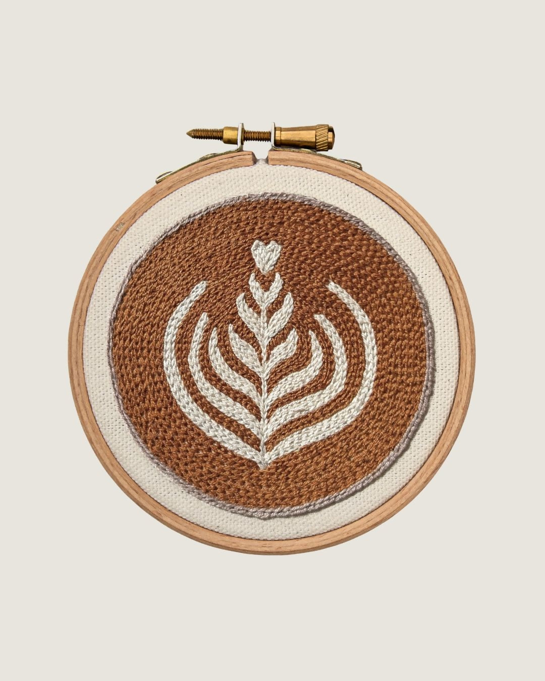 Coffee Cup Embroidery Kit