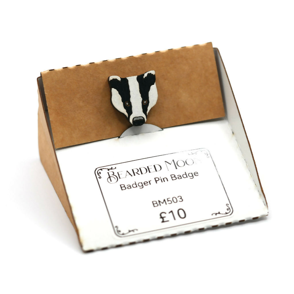 Badger Pin Badge