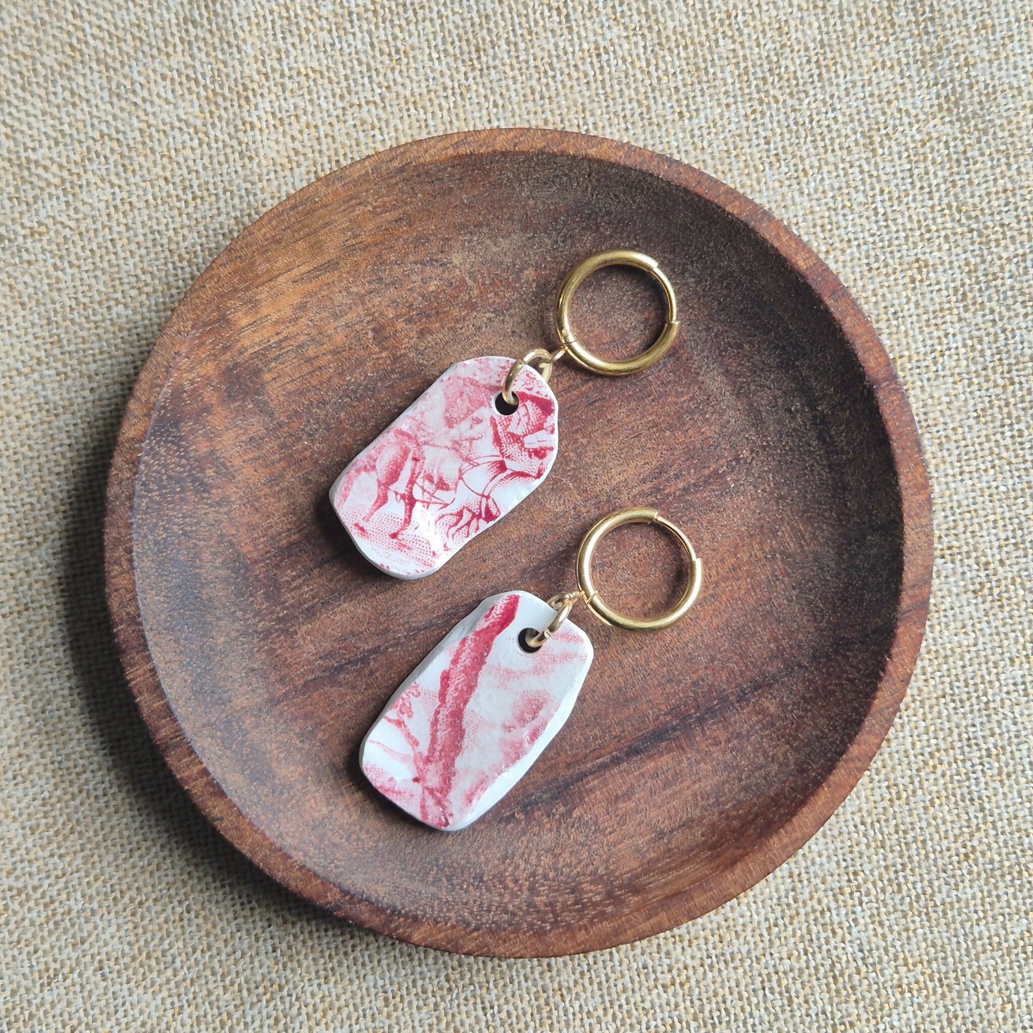 Recycled Ceramic Earring