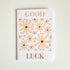 Yellow Floral Good Luck Card