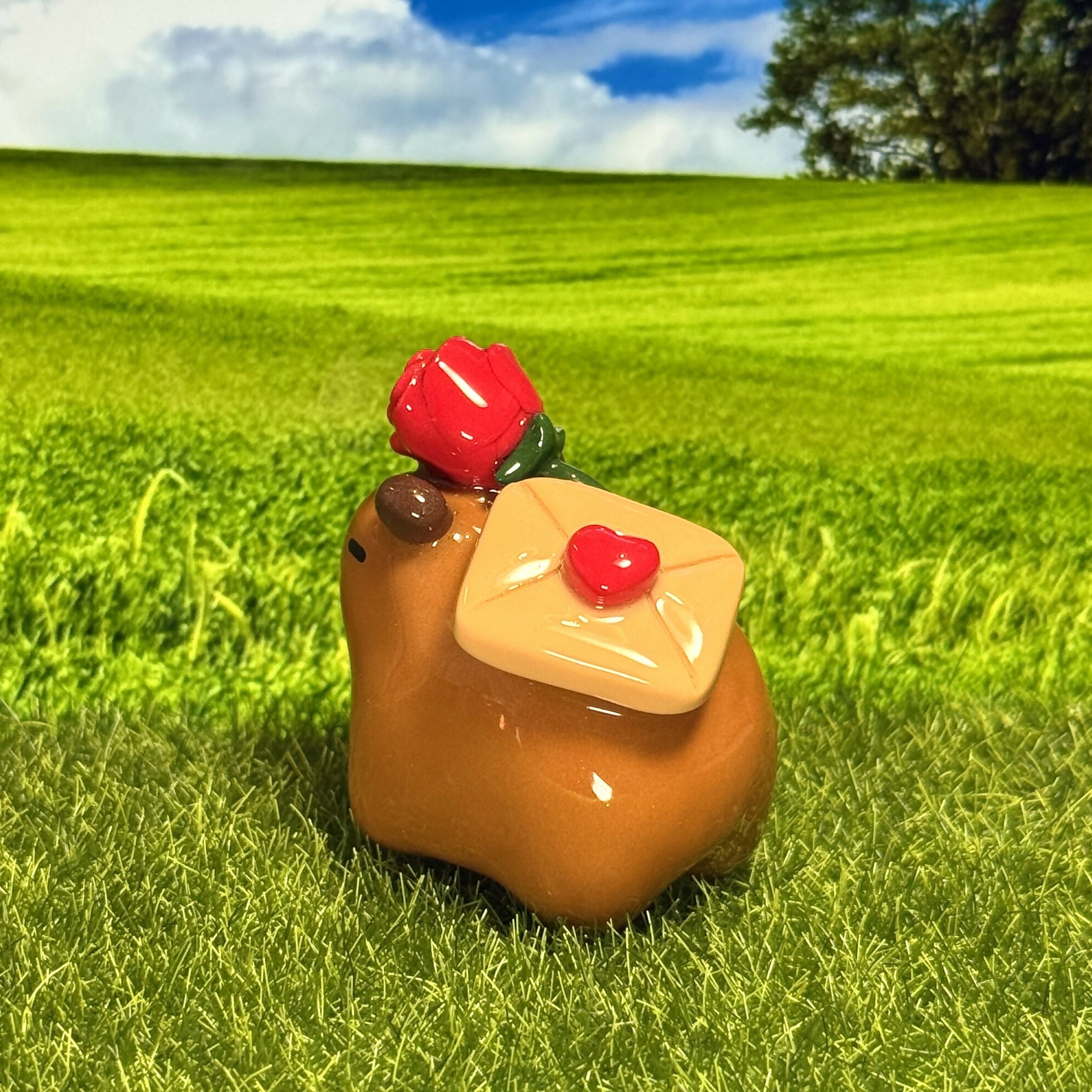 Capybara Lover Figure