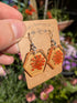 RED QUEEN'S LACE EARRINGS