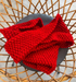 UNISEX, REGULAR THICKNESS, RICH RED COLOUR, COSY SCARF, STRETCHY
