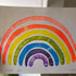 Riso print Hello! Rainbow A4