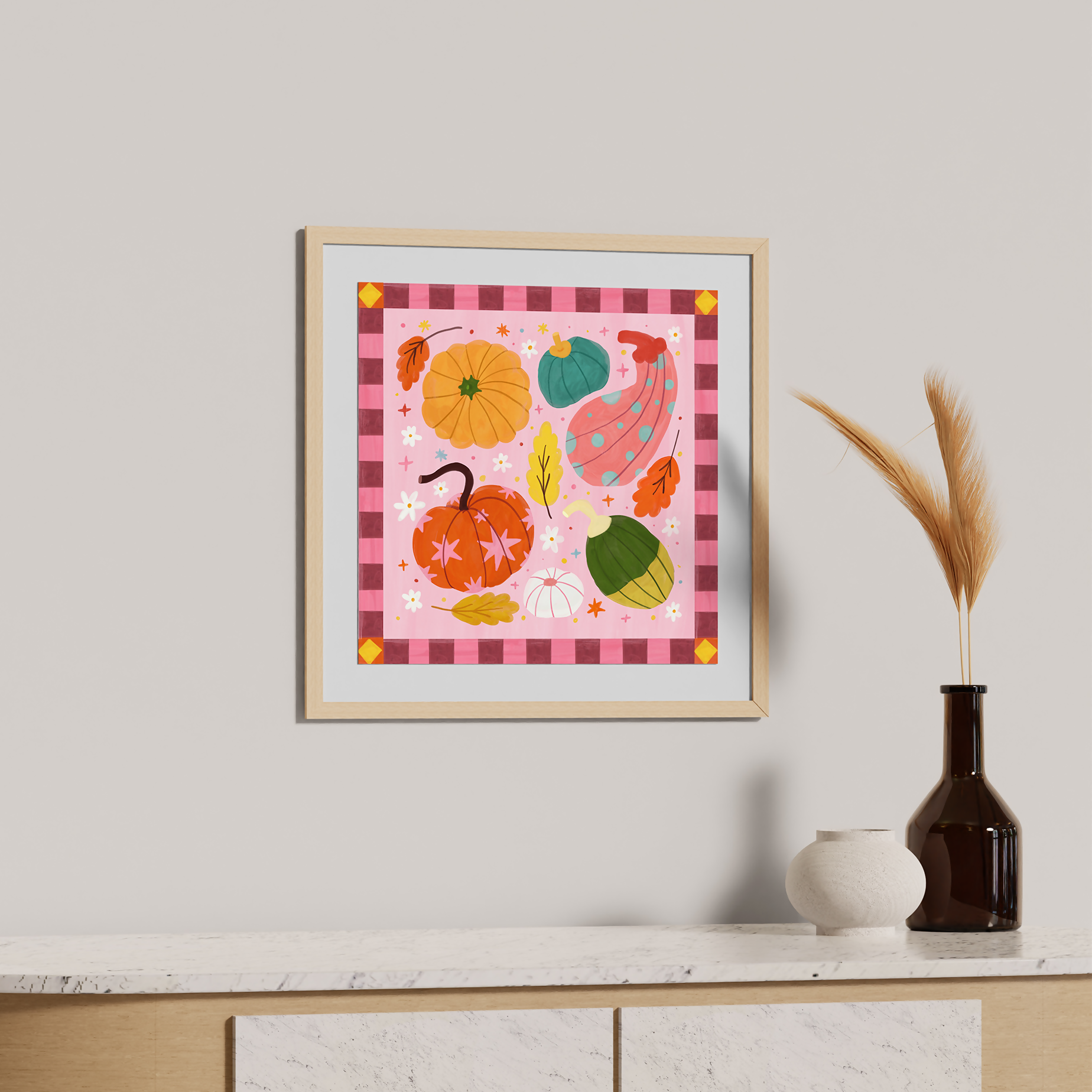 Pumpkin Patch Art Print