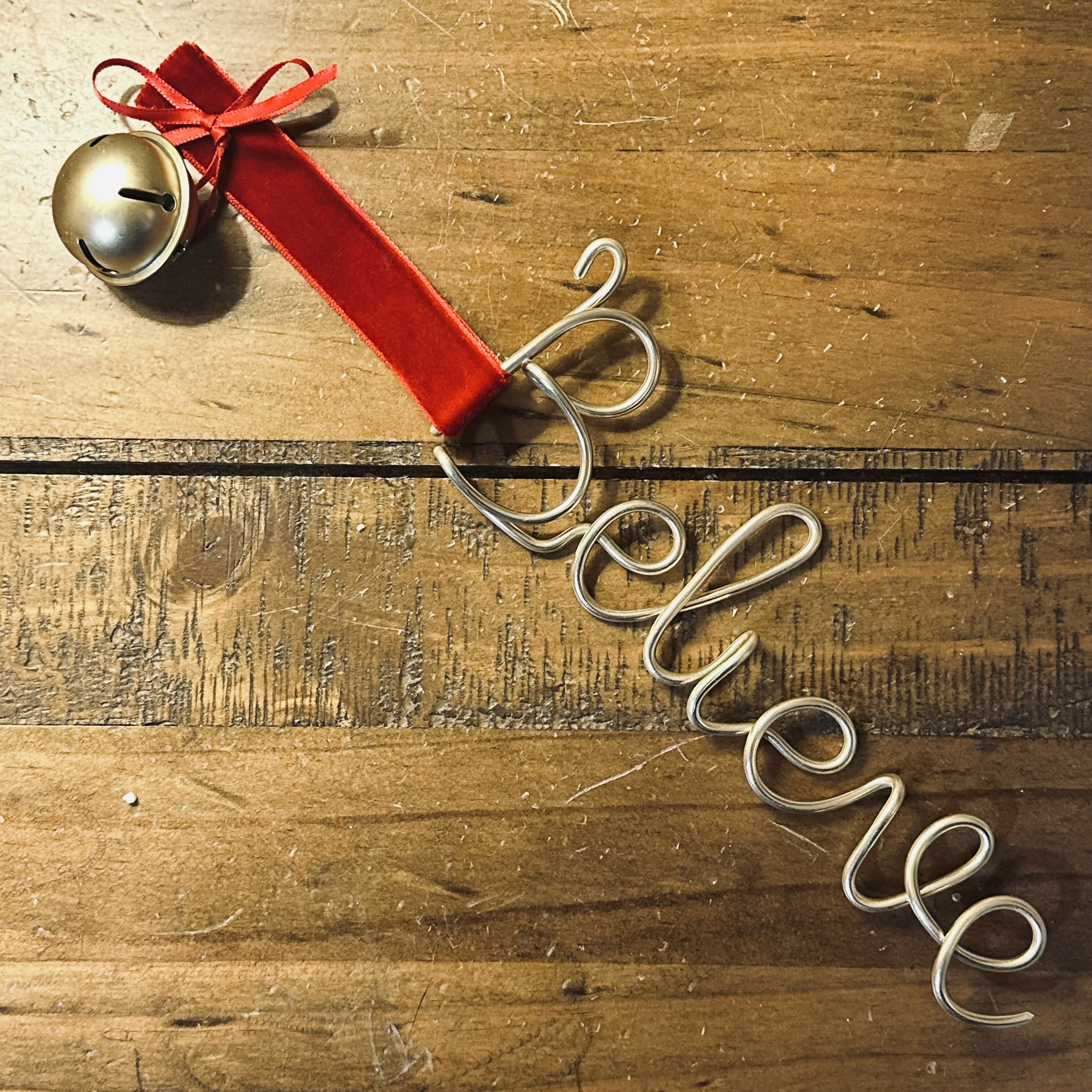 Believe Bell Decoration