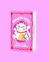 Lucky Cat "Happy Birthday! May your plans survive reality" Greetings Card