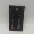 Purple Enamel Drop Earrings