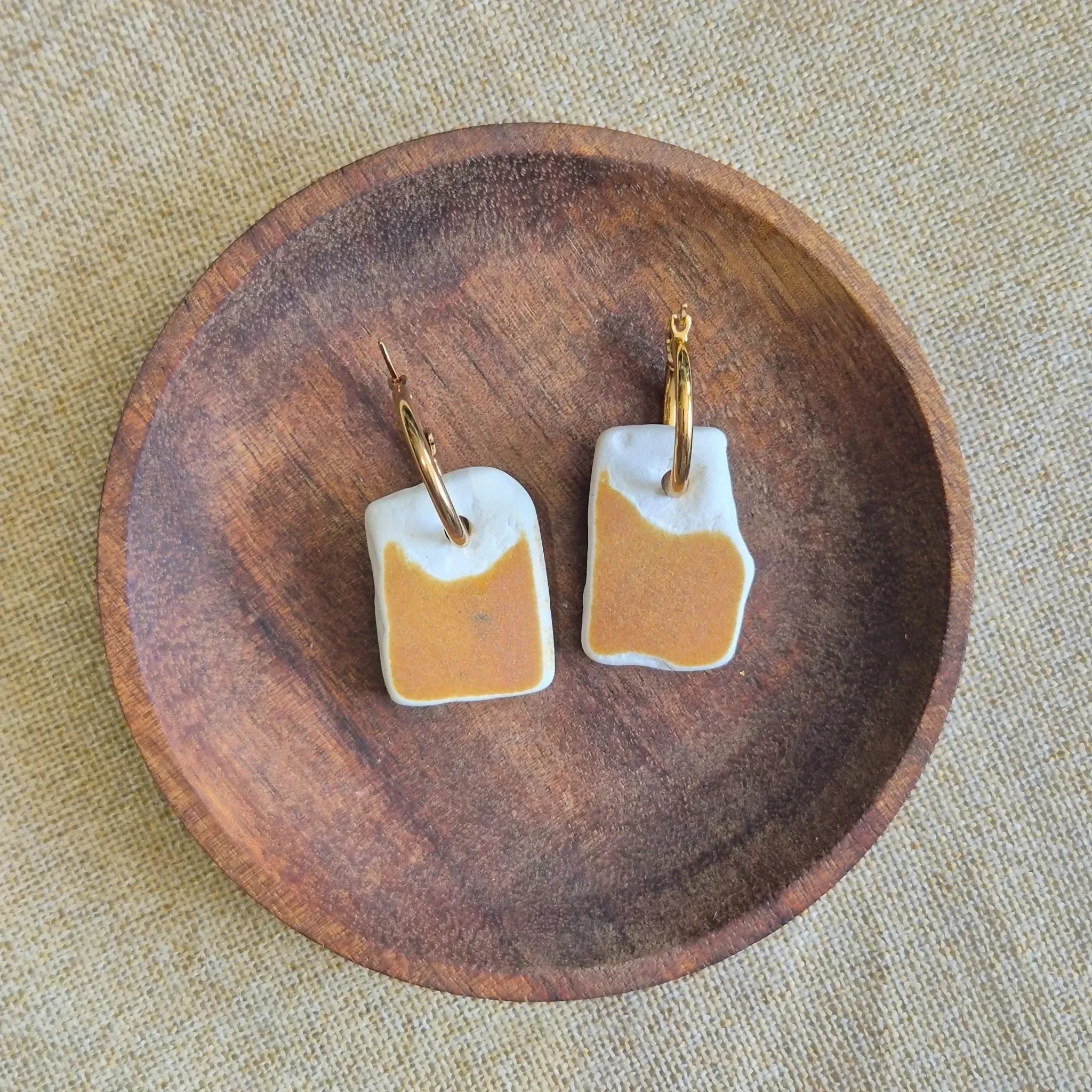 Recycled Ceramic Earring