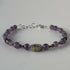 HEALING CRYSTAL & STERLING SILVER THIRD EYE CHAKRA BRACELET WITH AROMATHERAPY BEADS