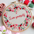 Preprinted Embroidery Pattern For Beginners - Love Yourself