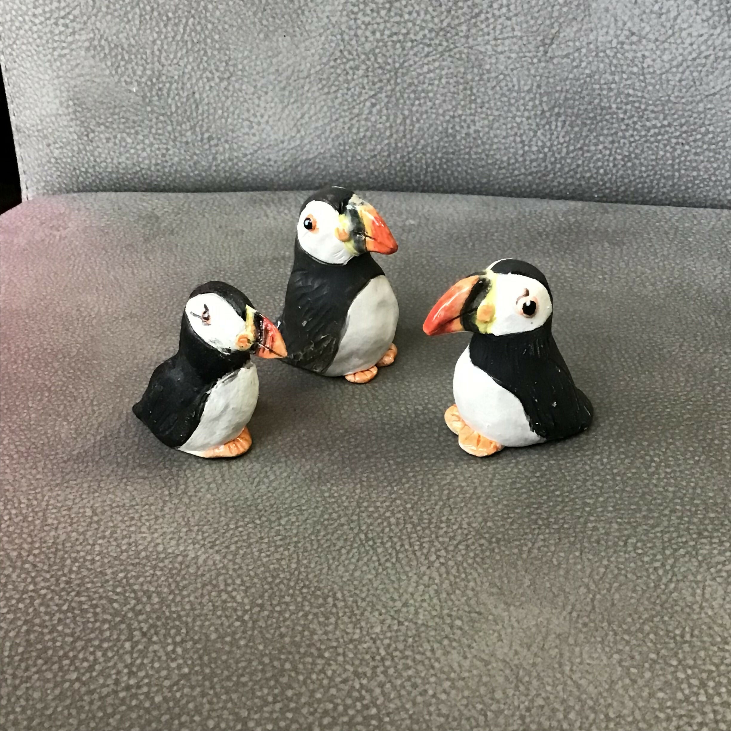 Small Ceramic Puffin