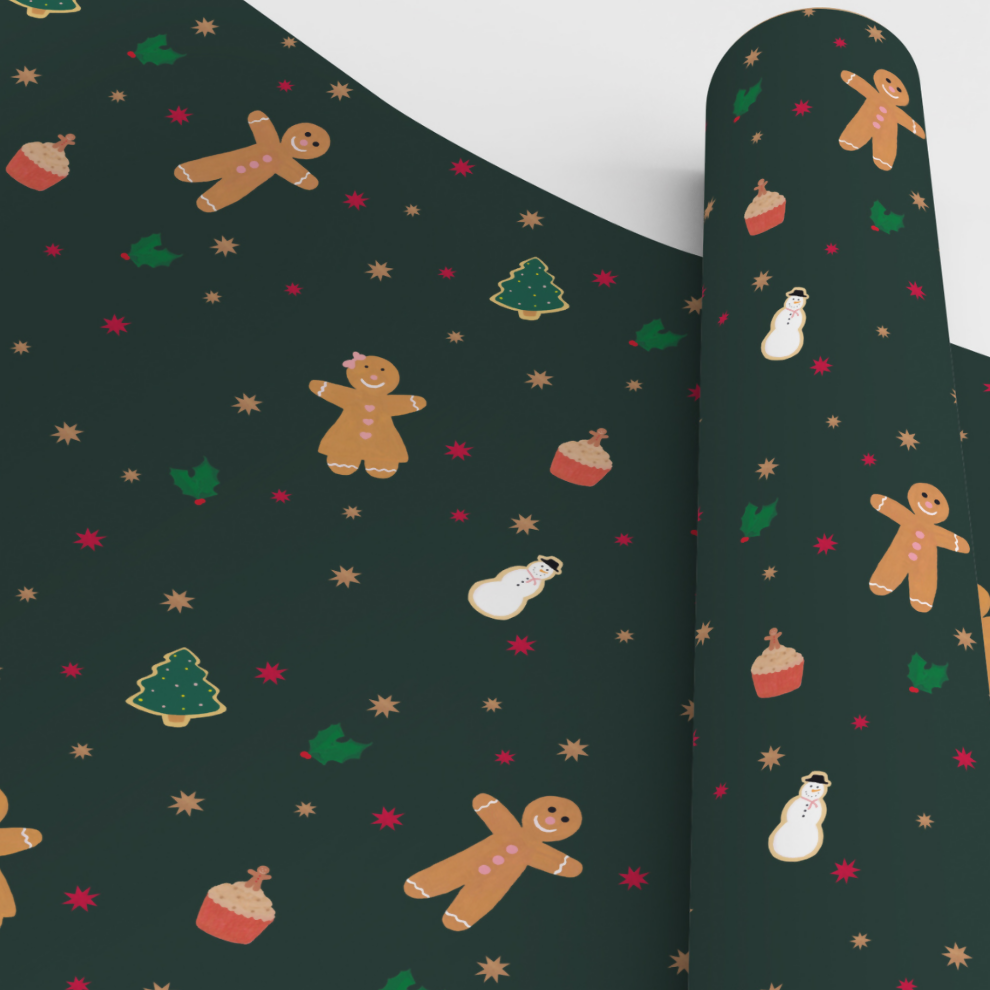 Gingerbread Wrapping Paper