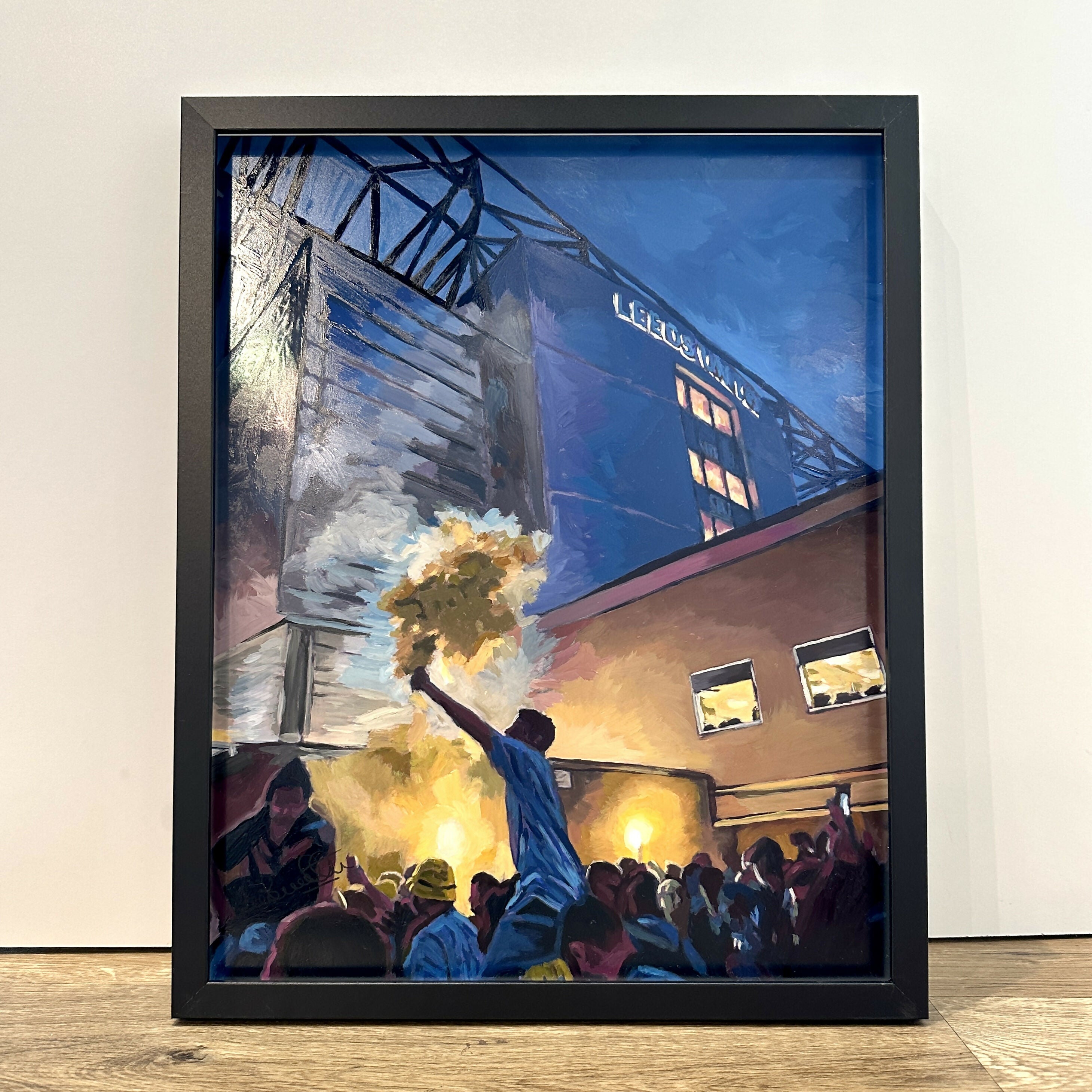 Promotion Celebrations Leeds Original Resin Framed Painting