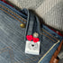 Unique Design Handcrafted Bag Purse Handbag Made From Upcycled Jeans And Fabrics