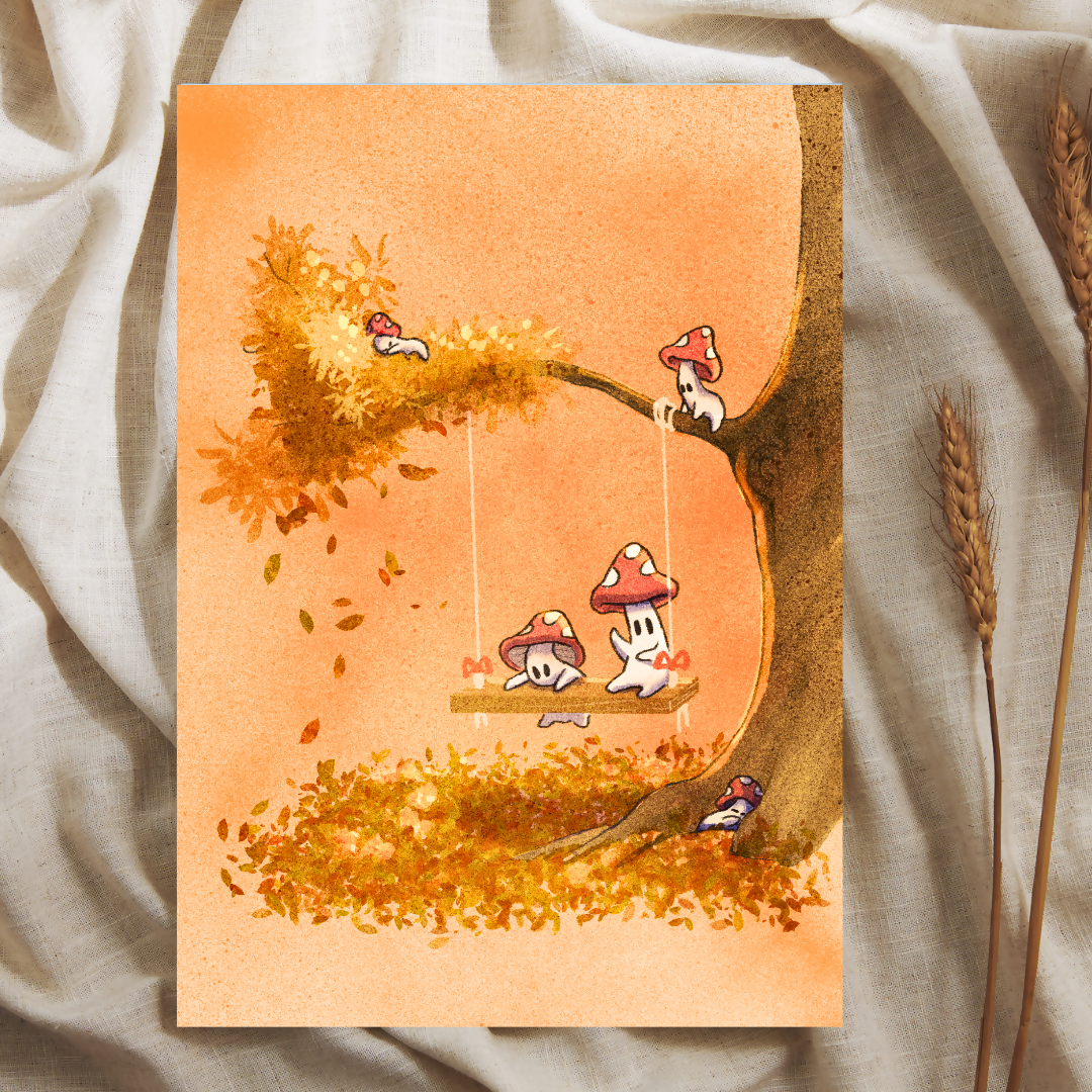 Autumn Tree A6 Print