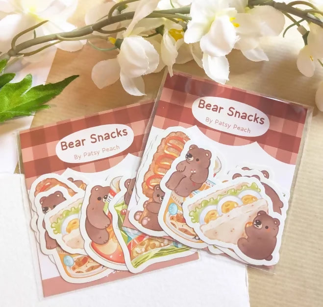 Bear Snacks - Sticker Pack