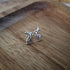 Handmade Silver Hare Studs
