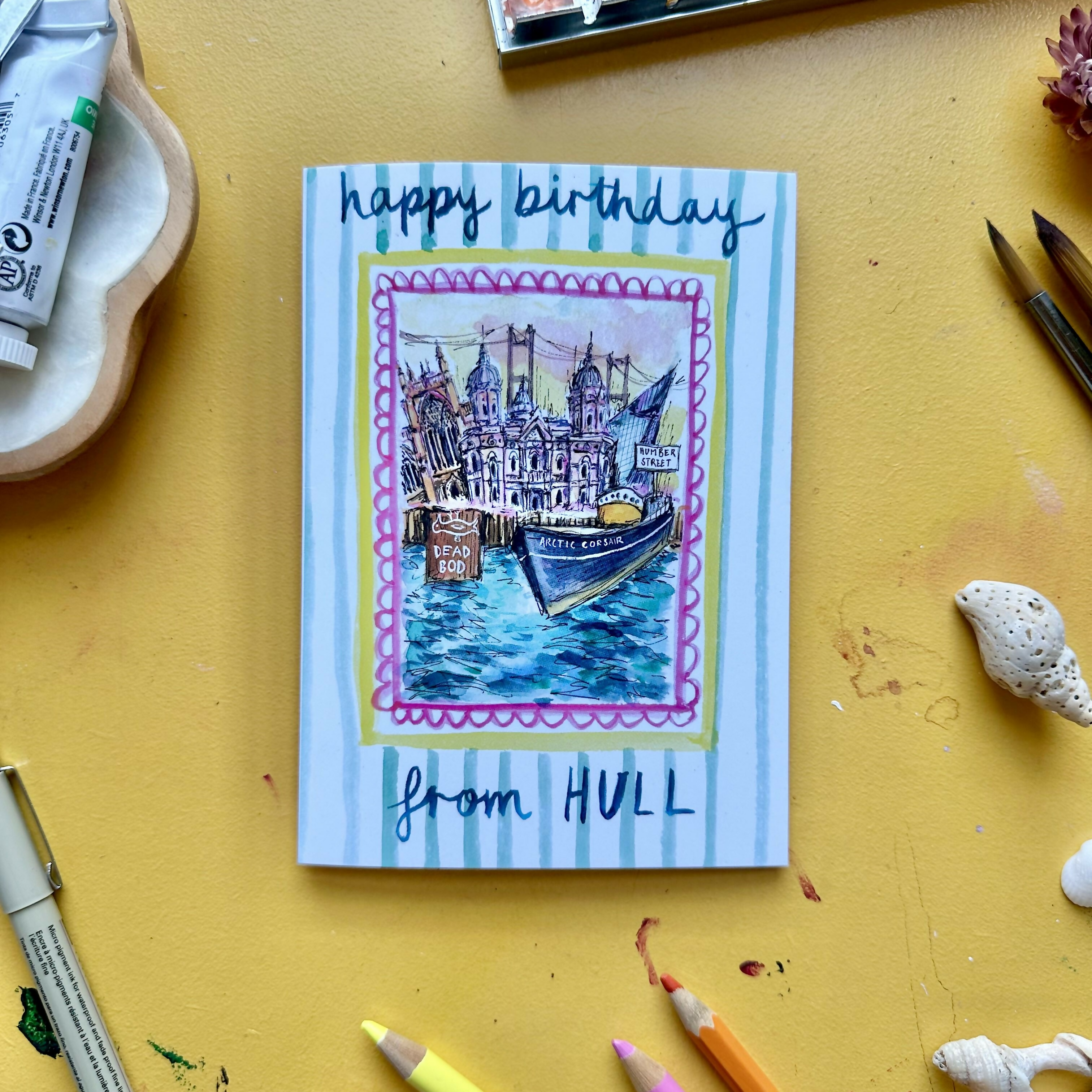 Happy Birthday from Hull Card