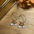 Lovely Fun Rainbow Charm Hoops
